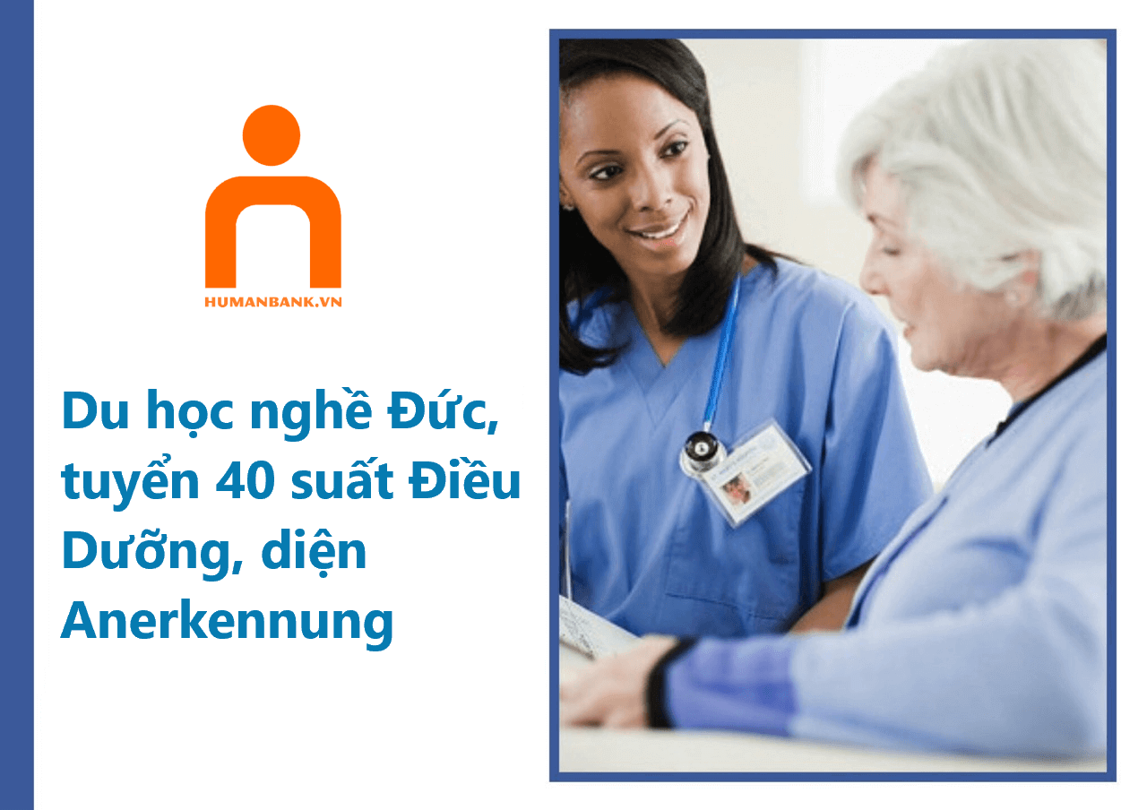 Du học nghề Đức, tuyển 40 suất Điều Dưỡng, diện Anerkennung