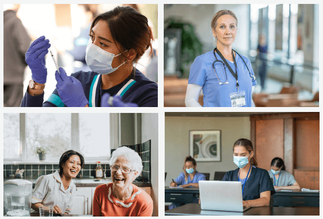 Điều dưỡng viên chăm sóc sức khỏe người cao tuổi